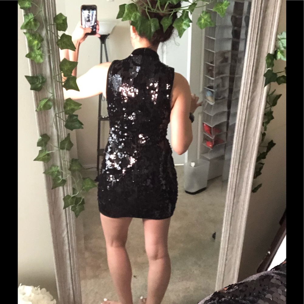 Forever 21 | Dark blue sequin dress